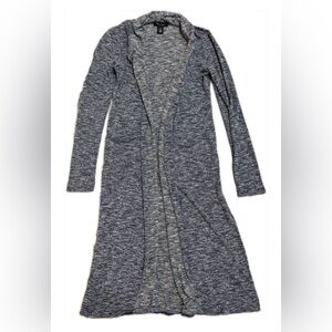 White House Black Market Marled Blue Cardigan